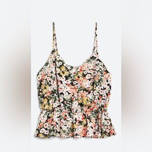 NWT Nine Britton cropped cami wrap top